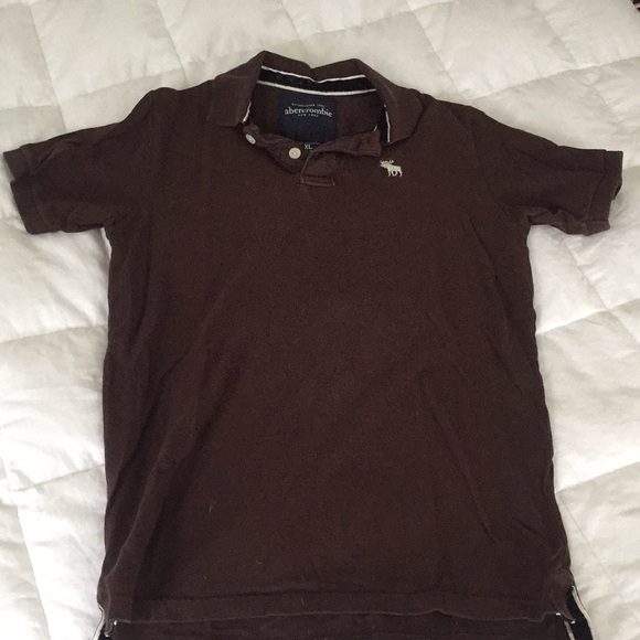 🌺Brown Polo Abercrombie New York T-Shirt🌺 - Picture 2 of 2